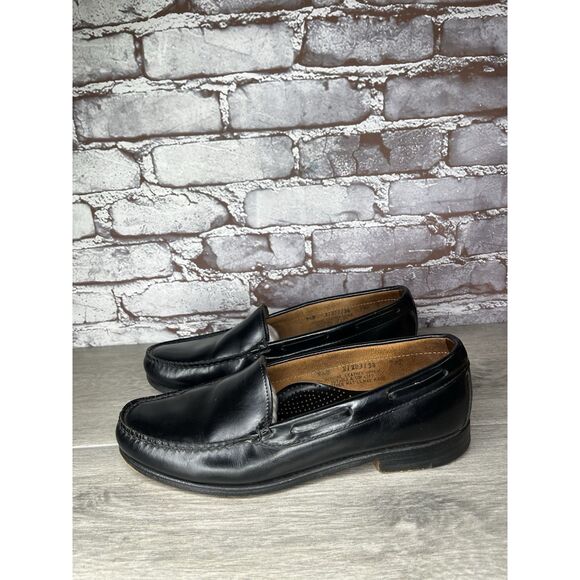 G.H. Bass & Co Weejuns Black Leather Moccasin Loafers Dress Shoes Men Sz 9.5D US main image 6